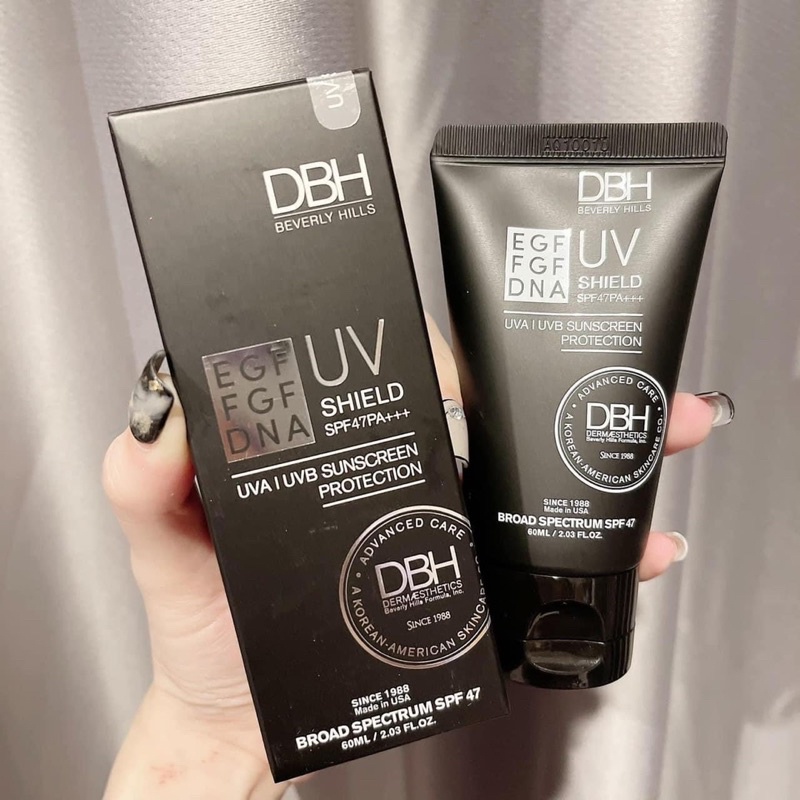 Dbh kem chống nắng dbh egf fgf dna sun protection spf47 pa+++, 60ml