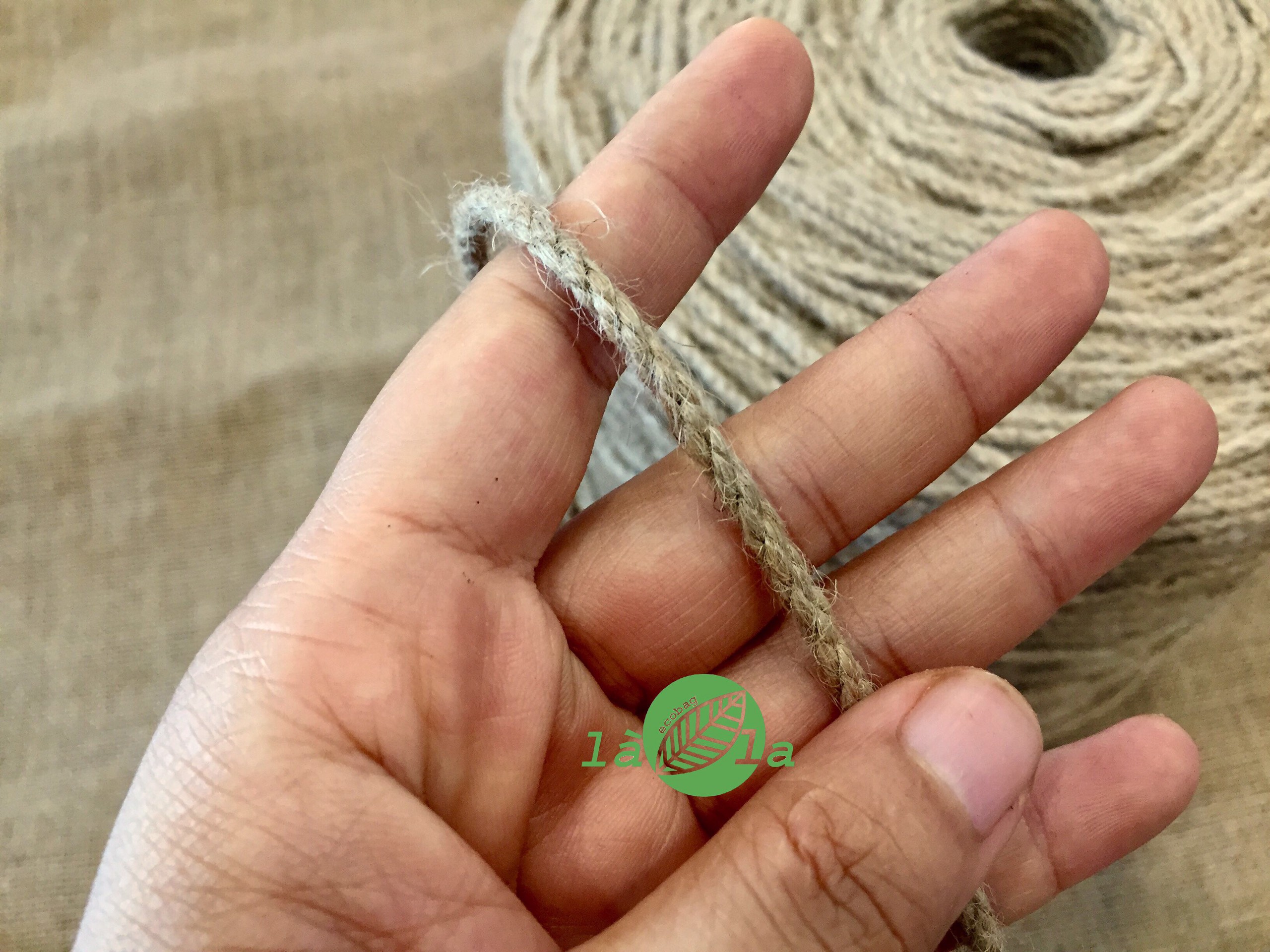 30m dây 4mm dây thừng, dây đay, dây bố làm đồ handmade