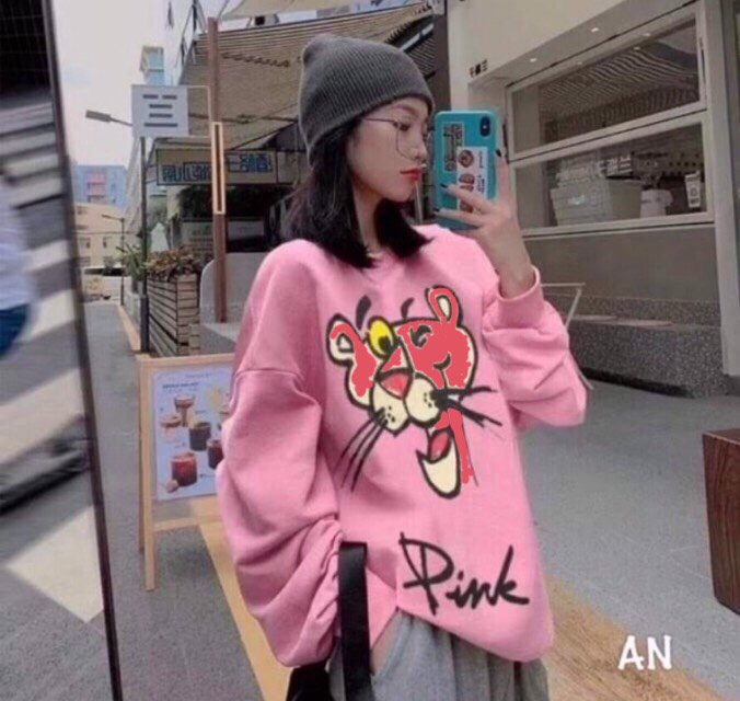 Áo hoodie. áo đôi hoodie cực cute [ HỔ PINK ]