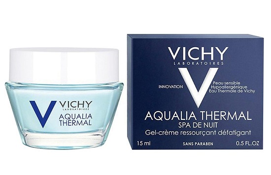[HCM]Mặt nạ ngủ cung cấp nước tức thì Vichy Aqualia Thermal Night Spa 15ml