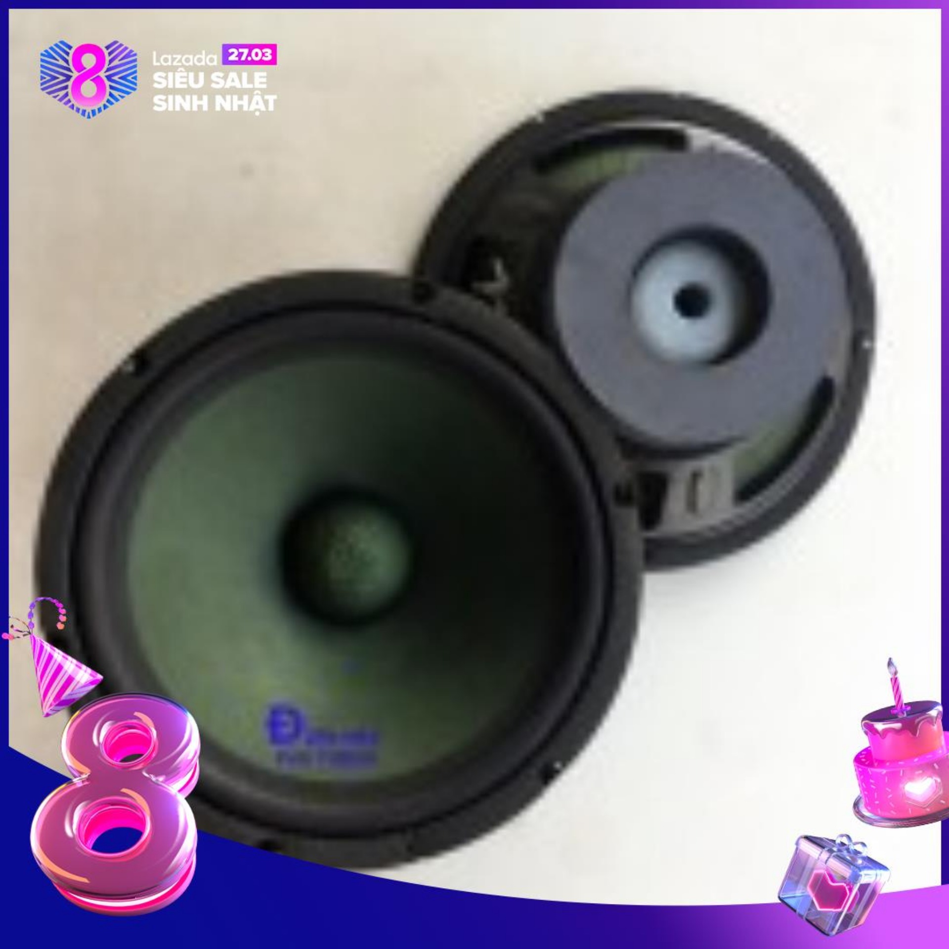 loa bass rời 1 CỦ Loa Bass 25 hay 2.5 tấc CAO CẤP TỪ ĐÔI 130Mm AVECTOR Viền NHUNG Đánh BASS MỀM CỰC HAY