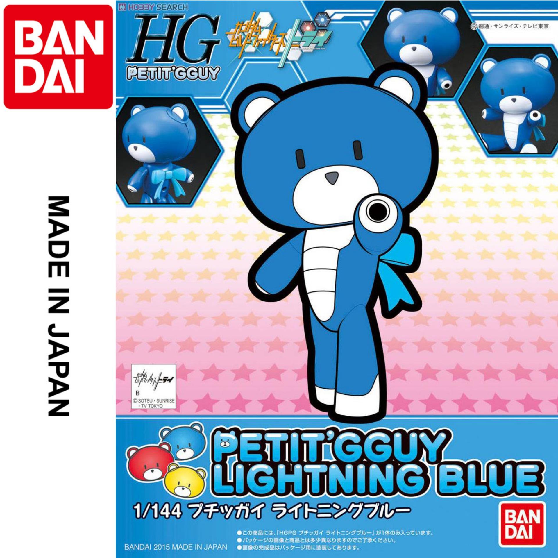 Mô hình robot Gundam Bandai 1/144 HGPG 002 Petitgguy Lightning Blue Serie HG Petit`Gguy