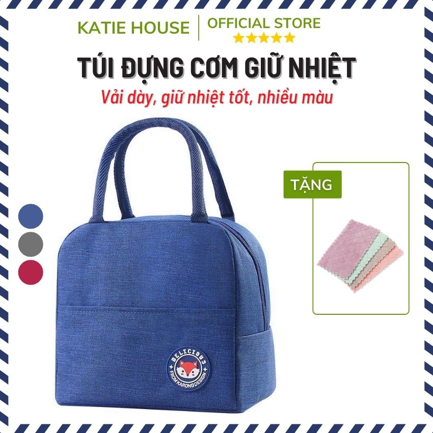 Túi giữ nhiệt đựng cơm, túi đựng hợp cơm văn phòng,