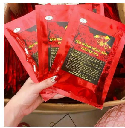 COMBO 10 TẮM TRẮNG HỒNG SÂM