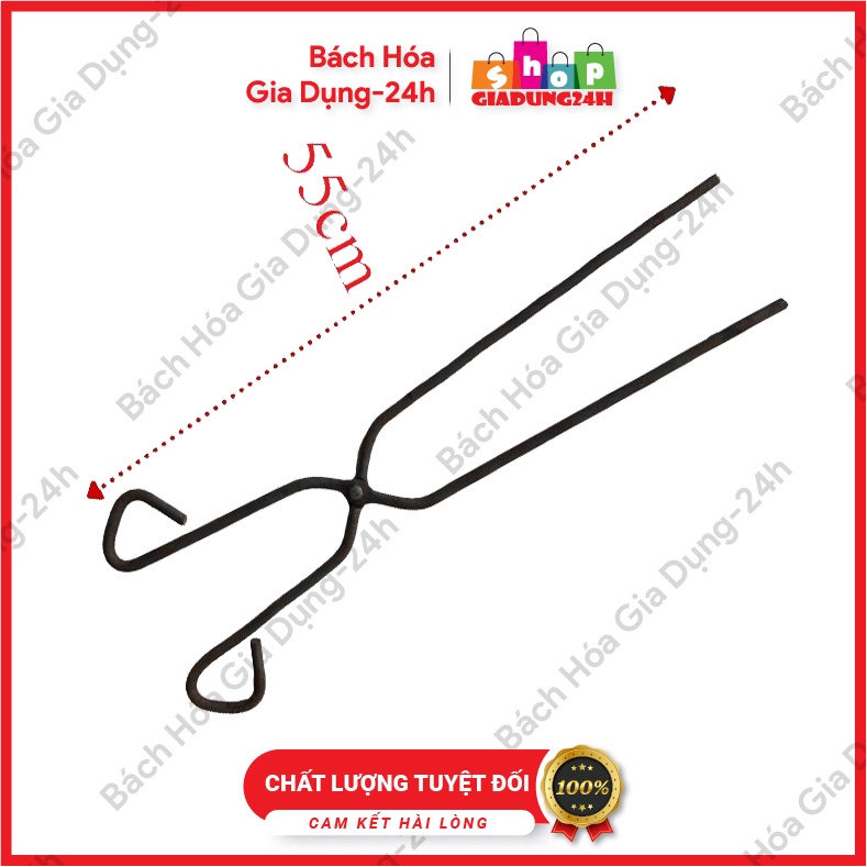 Kẹp gắp than tổ ong dài 55cm