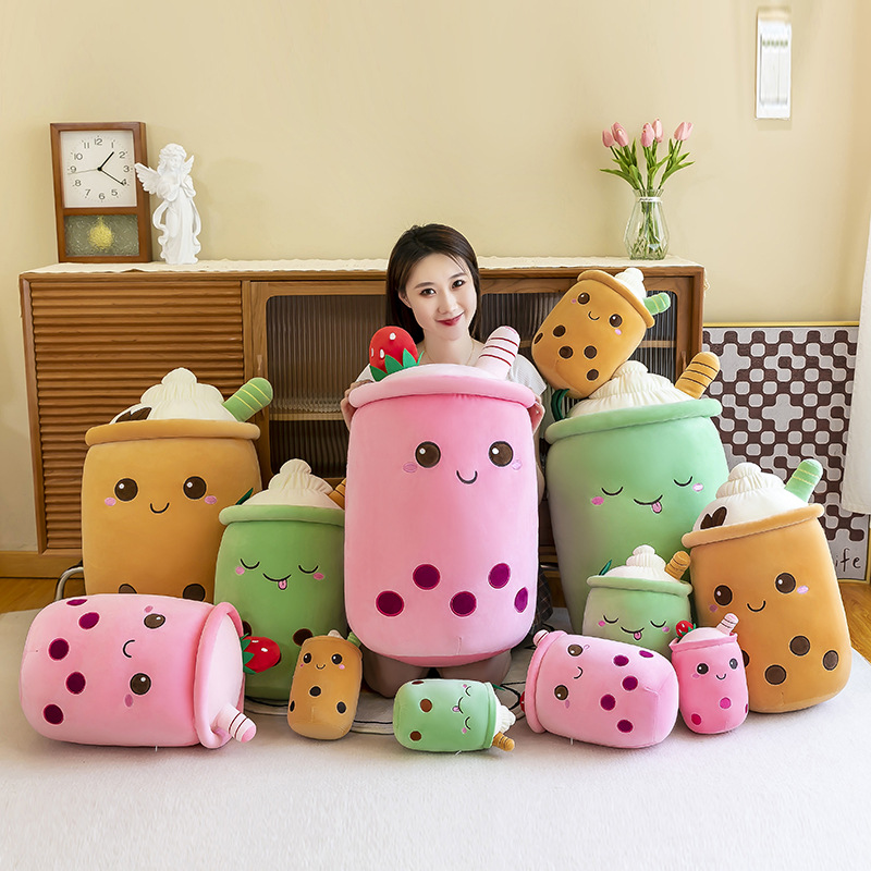 Gấu bông trà sữa mini 15cm