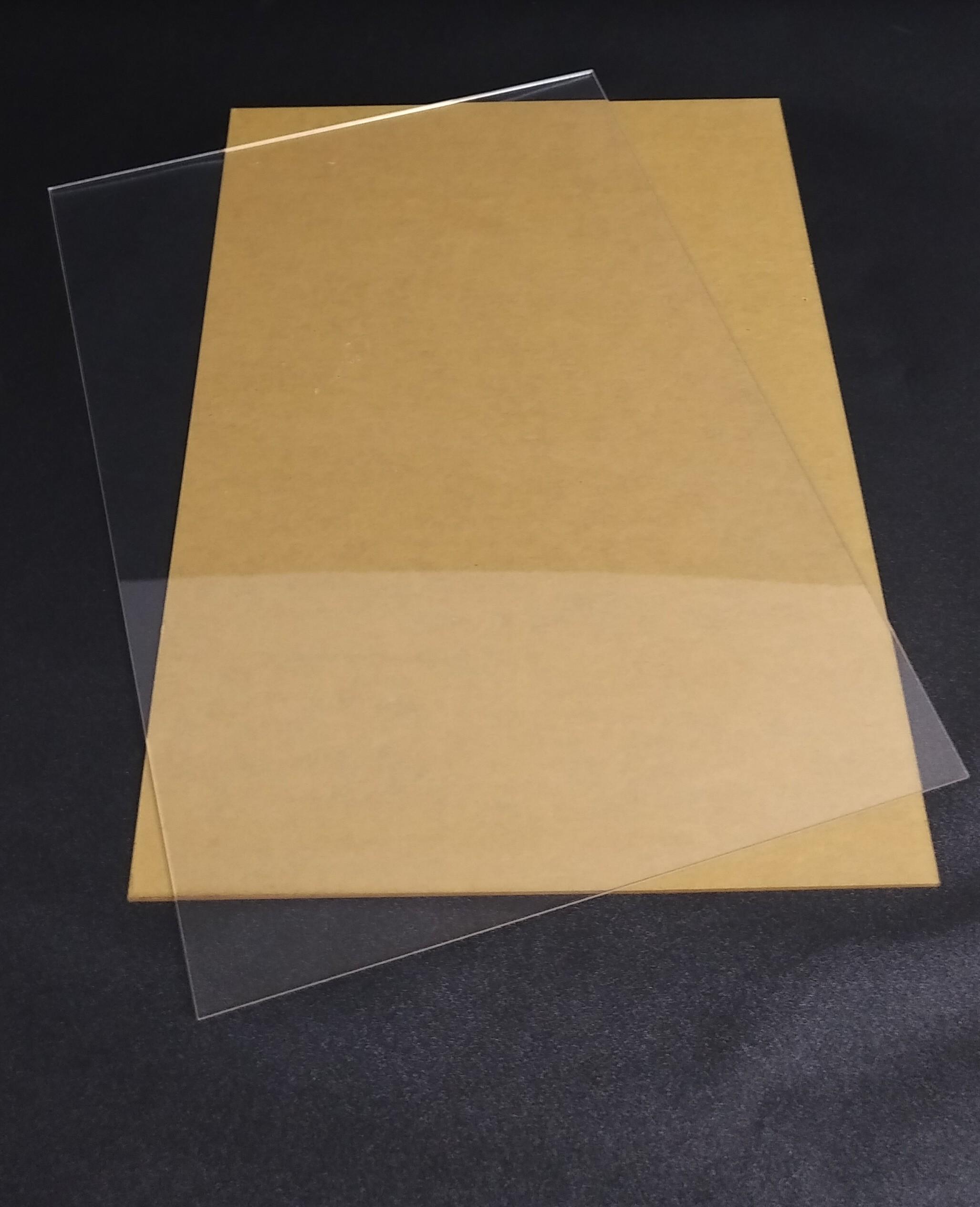 Bộ 5 Tấm nhựa mica trong suốt 20x30cm dày 2.8mm