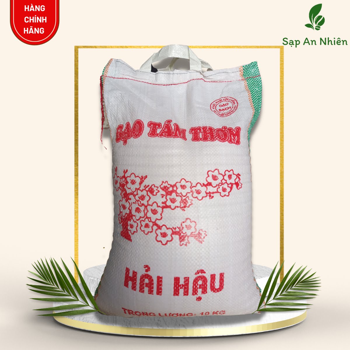 Gạo tám thơm hải hậu - bao 10kg