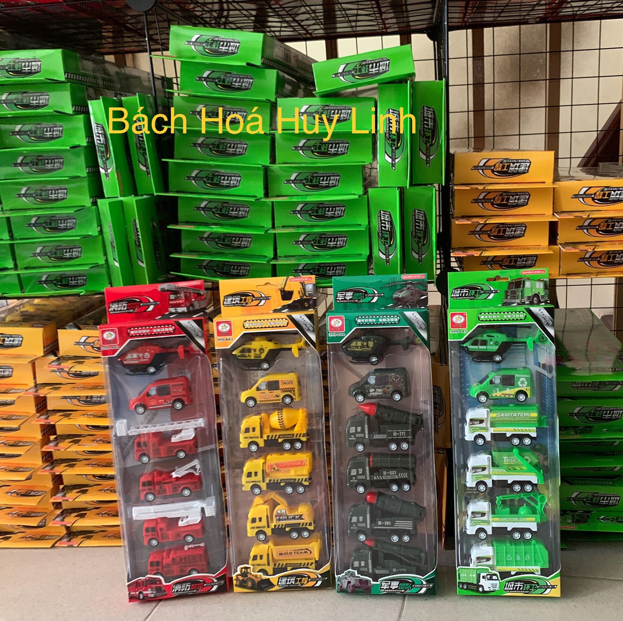 Bộ 6 ô tô đồ chơi nhựa dành cho bé