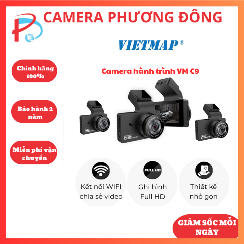 VIETMAP - Camera Hành Trình Vietmap C9 - Hàng Chính Hãng
