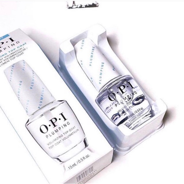 Nước phủ bóng opi: plumping top coat