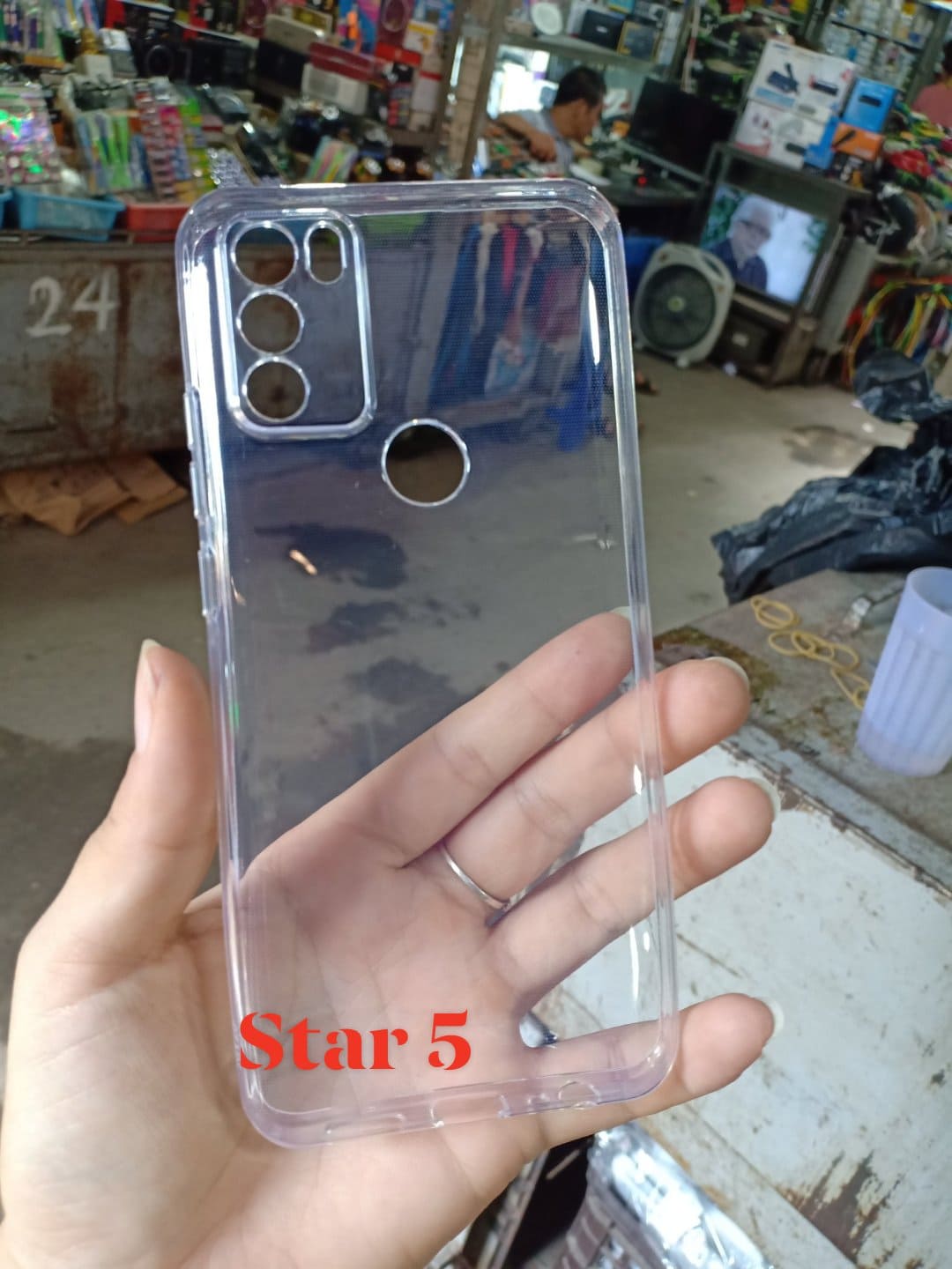Ốp lưng Vsmart Star 5 silicone dẻo trong suốt