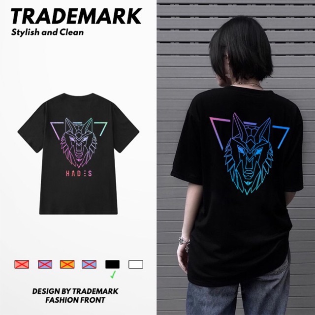 [FREESHIP] Áo thun phản quang 7 màu tay lỡ dáng thụng đầu sói hades, cam kết hàng đúng mô tả, chất lượng đảm bảo an toàn đến sức khỏe người sử dụng, đa dạng mẫu mã, màu sắc, kích cỡ