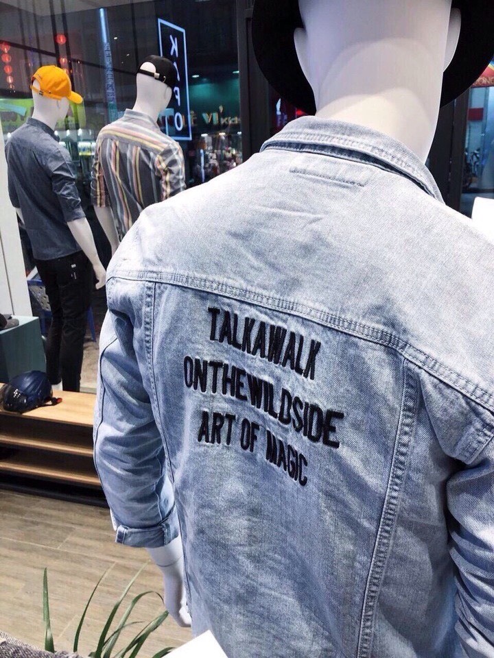 ÁO KHOÁC JEAN NAM CHẤT LIỆU DENIM CAO CẤP - PHONG CÁCH TRẺ TRUNG - PHỐI RÁCH NHẸ
