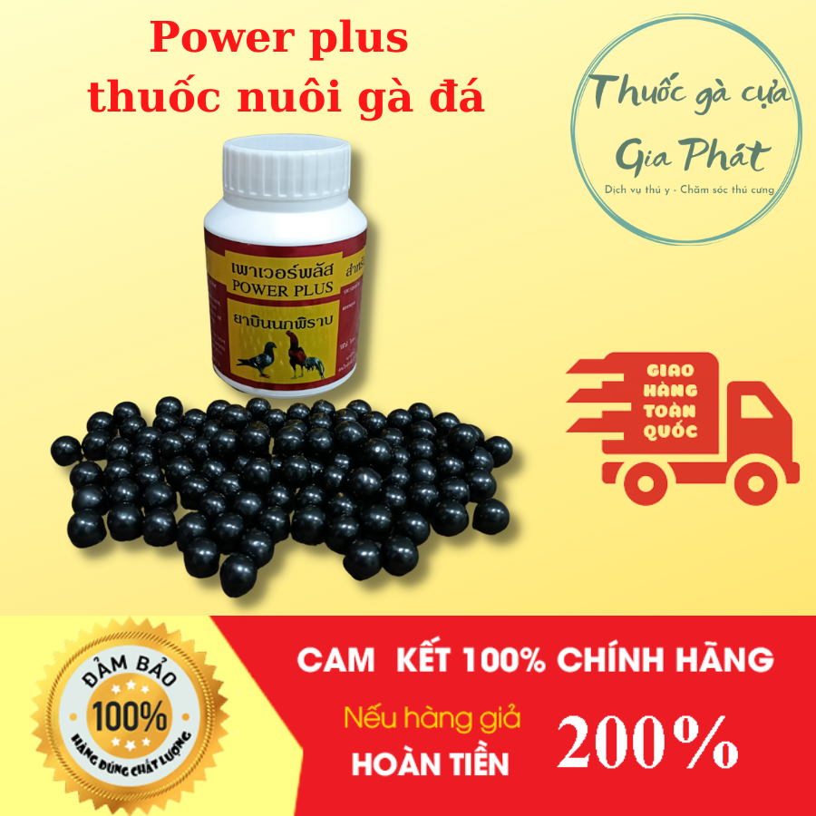 Power plus thuốc nuôi gà tơ , gà đá cao cấp thái lan