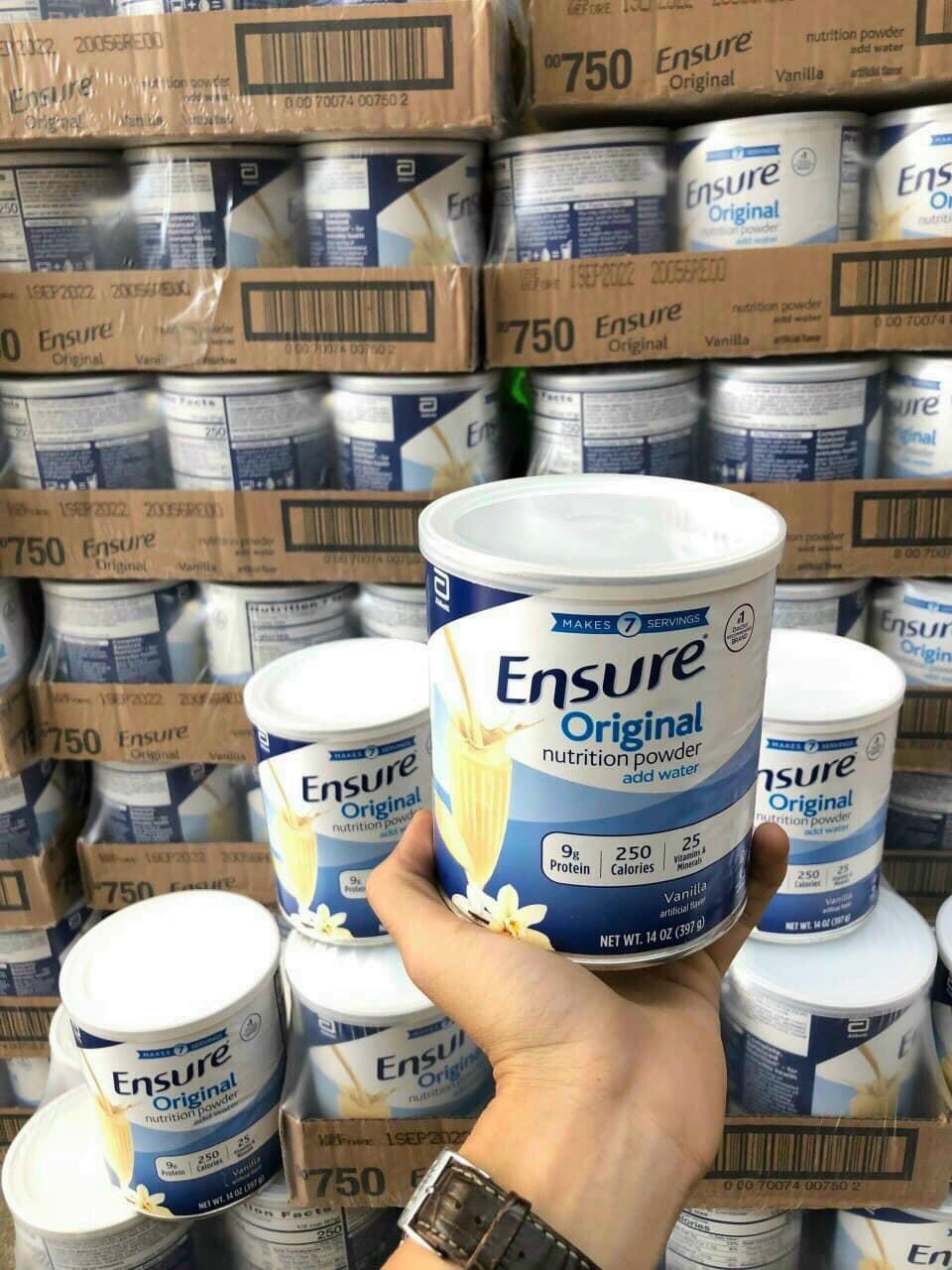 Sữa ensure bột mỹ 397g