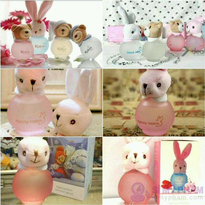 Nước hoa gấu thỏ dễ thương