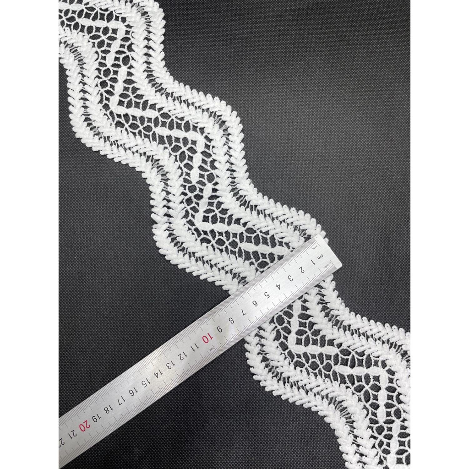 - 1m viền ren hình sóng khổ 8cm