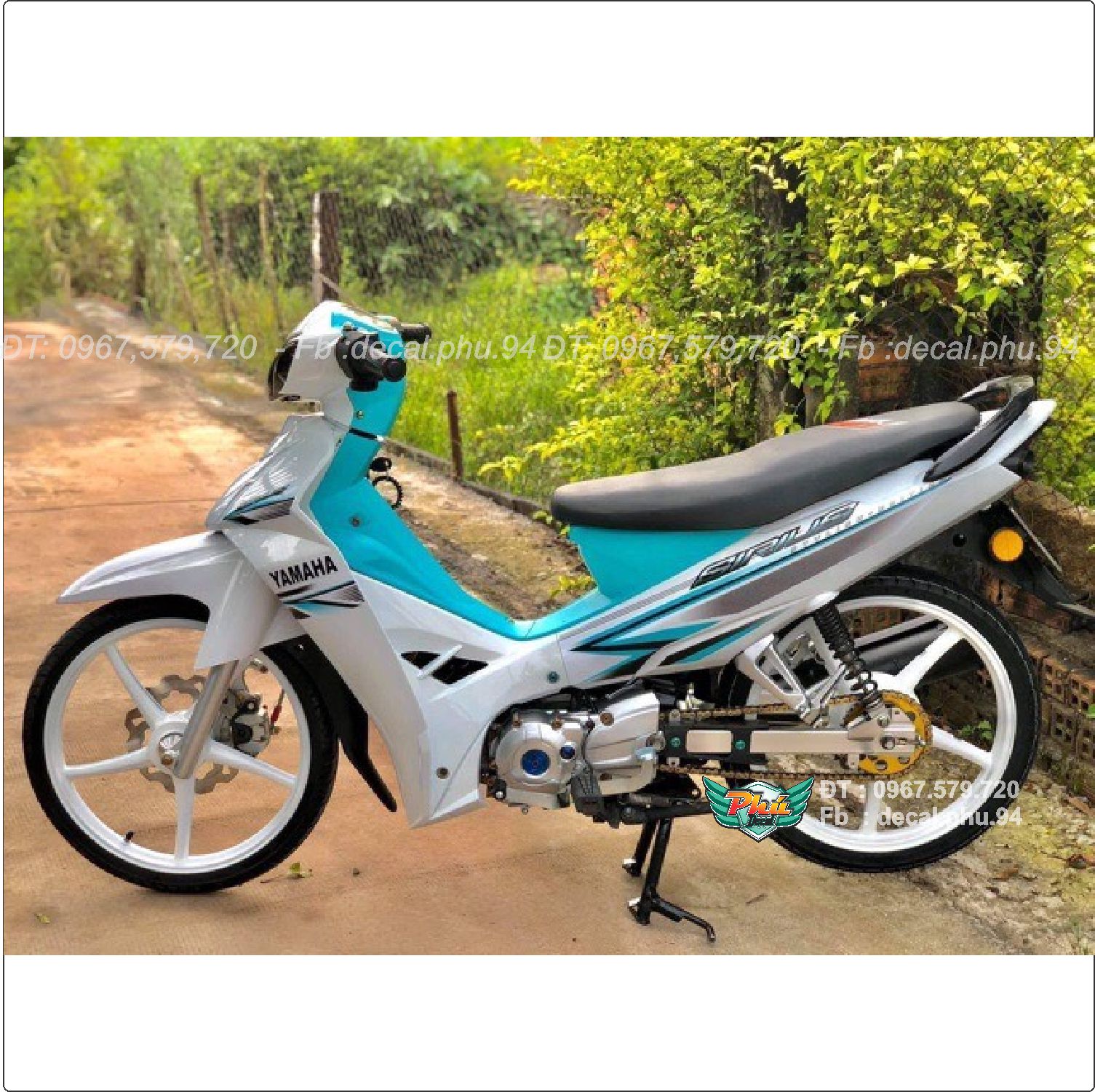 Tem rời Sirius Trắng xanh in trong