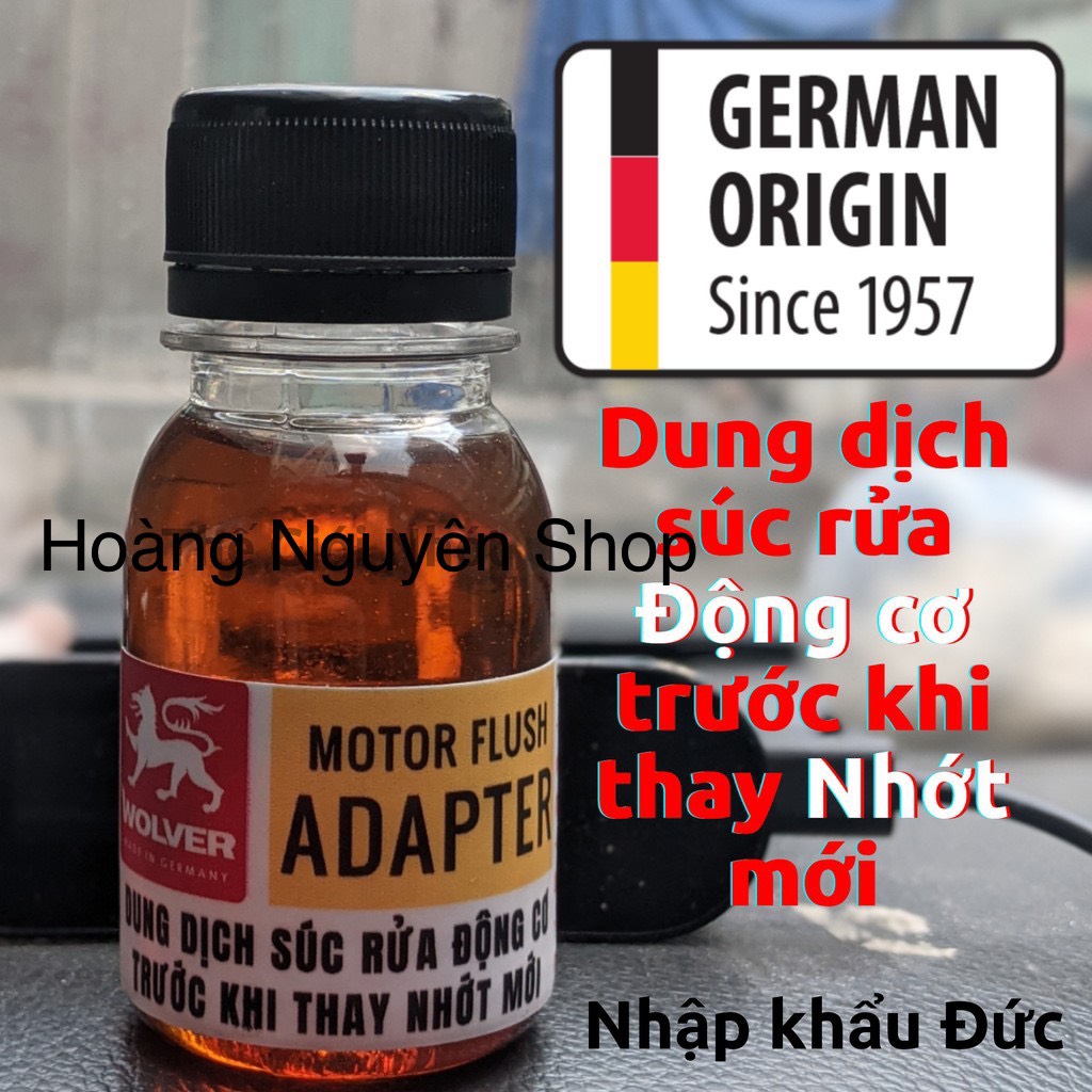 Phụ gia súc động cơ xe máy Wolver MOTOR FLUSH ADAPTER 50ml