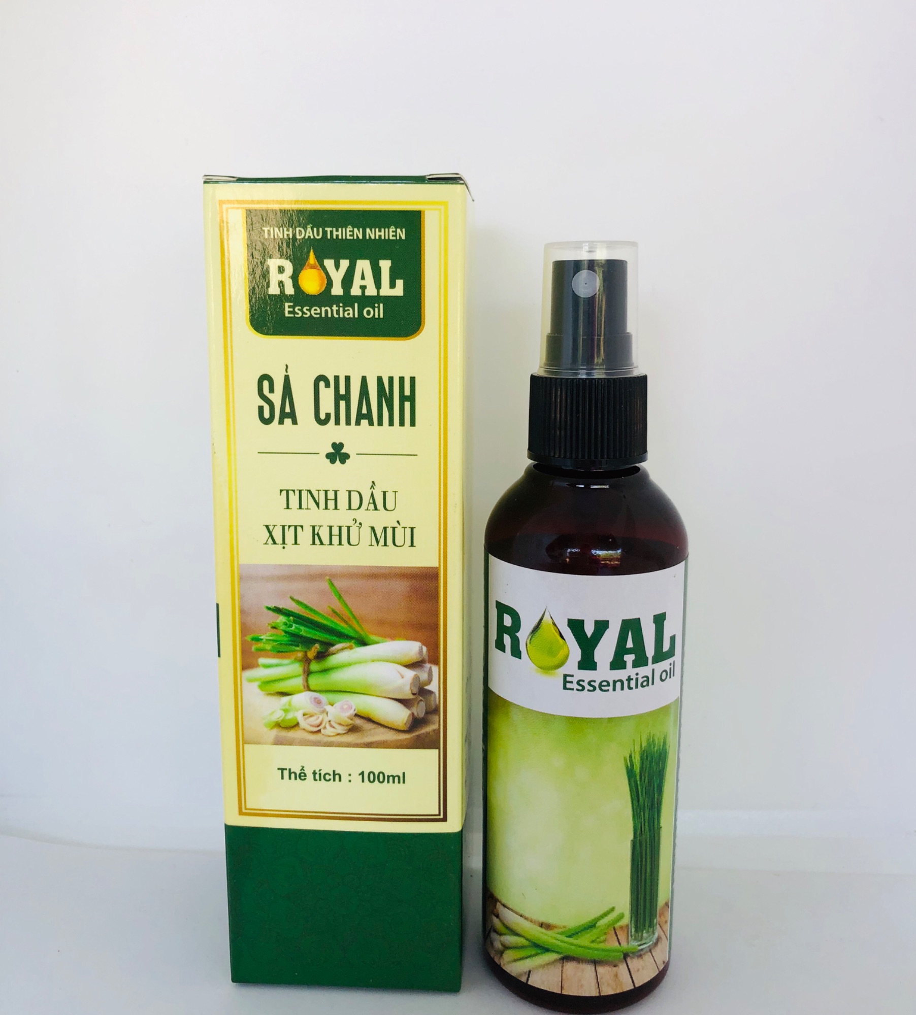 Tinh dầu xịt khử mùi sả chanh