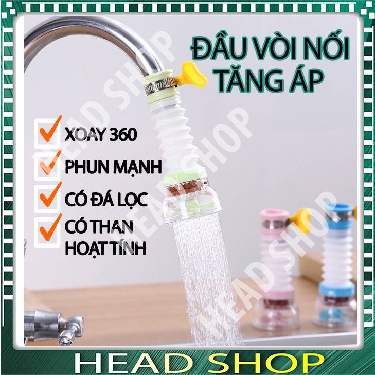 Đầu Vòi Nối Rửa Bát Tăng Áp Xoay 360 Độ Vòi Nước 360 Độ Cho Bồn Rửa Chén có than hoạt tính giá rẻ loại tốt