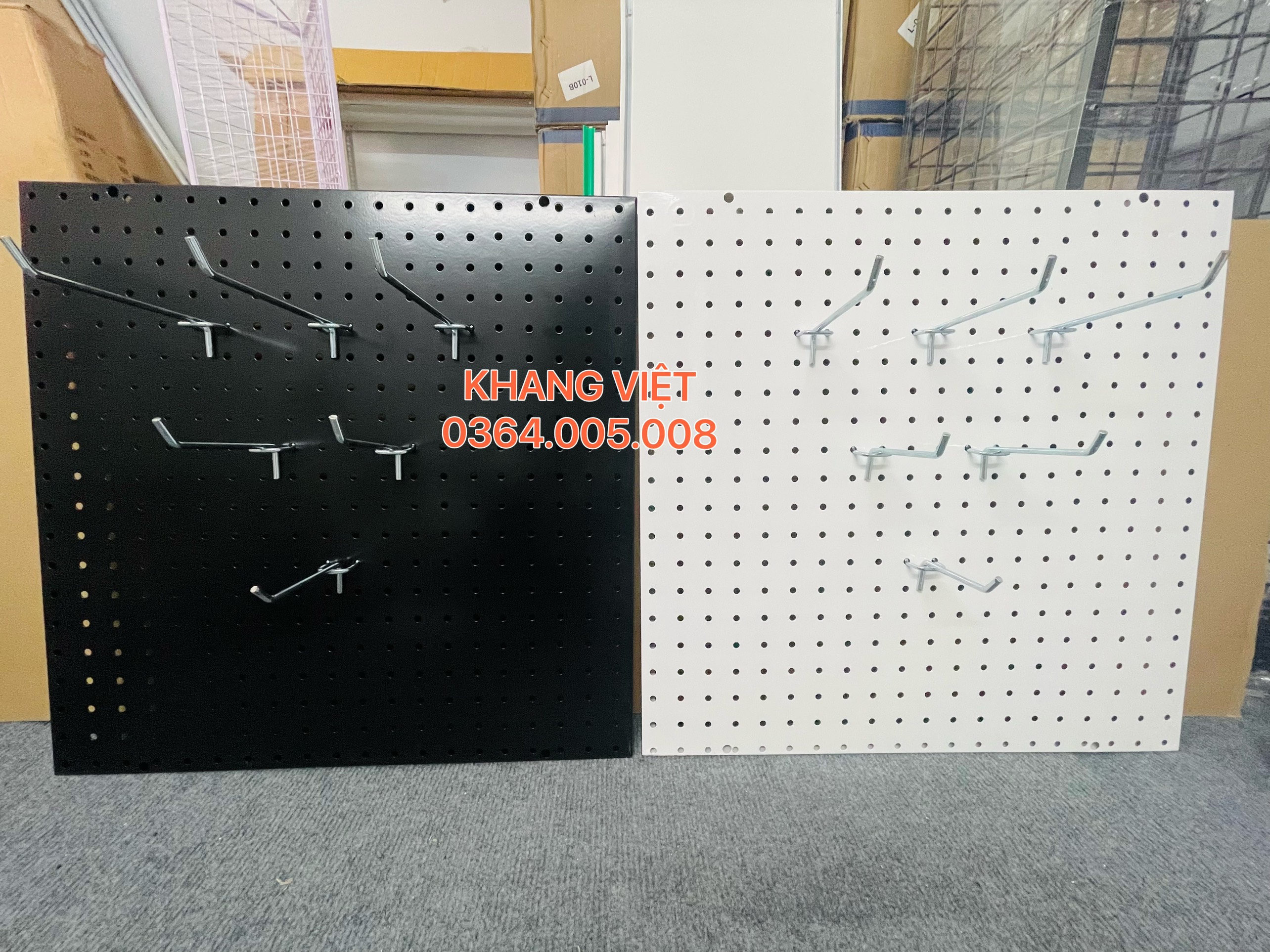 Tấm tôn lỗ treo phụ kiện đa năng - 50cm x 50cm và 60cm x 60cm