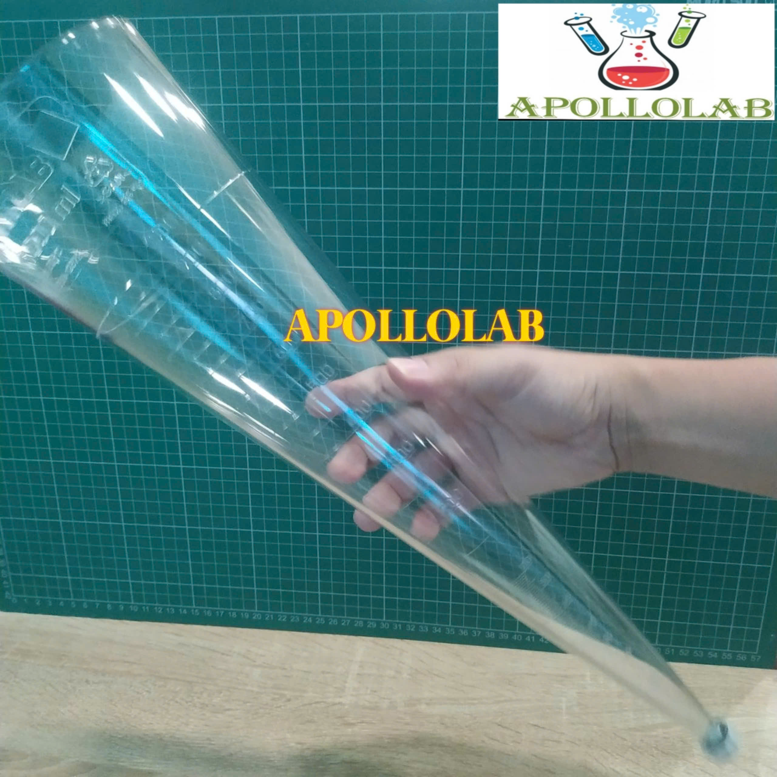 [HCM]Phễu lắng Imhoff bằng nhựa 1000ml chia vạch chính xác Vitlab Đức