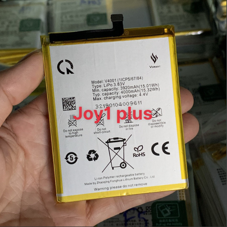 Pin vsmart joy 1 plus/ joy1 plus / v4001 zin hàng cao cấp dung lượng 4000mah