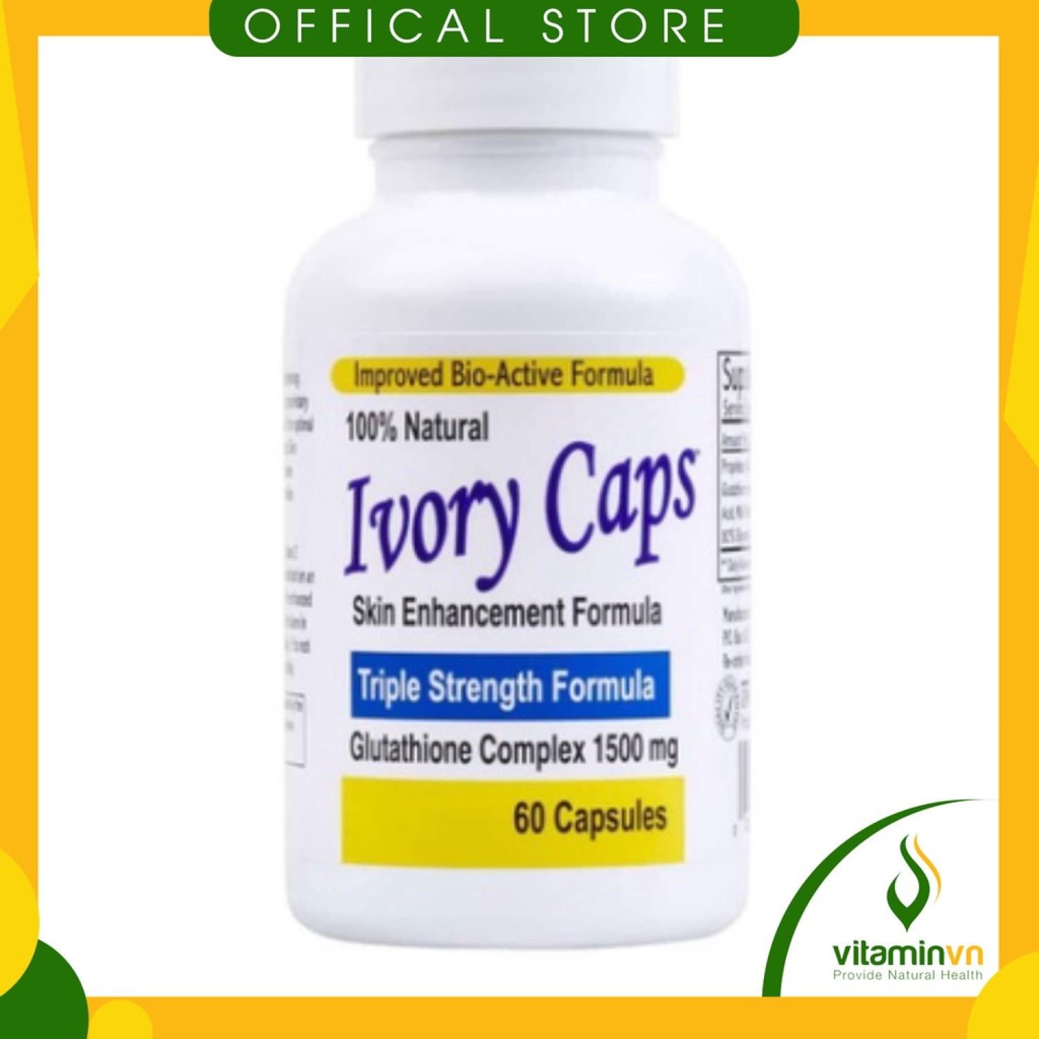 Ivory caps viên uống trắng da 60 viên