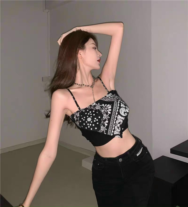 [HCM](Siêu Phẩm) Áo yếm 2 Dây Họa Tiết Thổ Cẩm - Thiết Kế Hoa Văn In 3D Cực Xinh nữ mặc đẹp tôn dáng