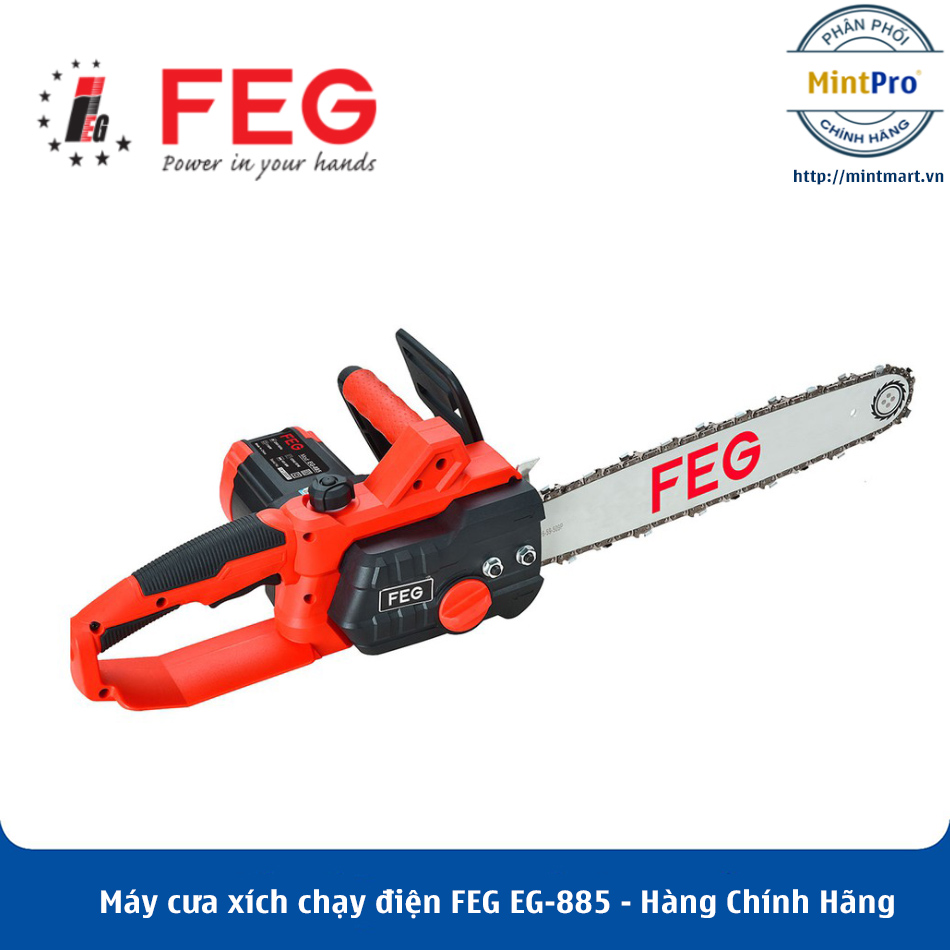 Máy cưa xích chạy điện feg eg-885 - hàng chính hãng