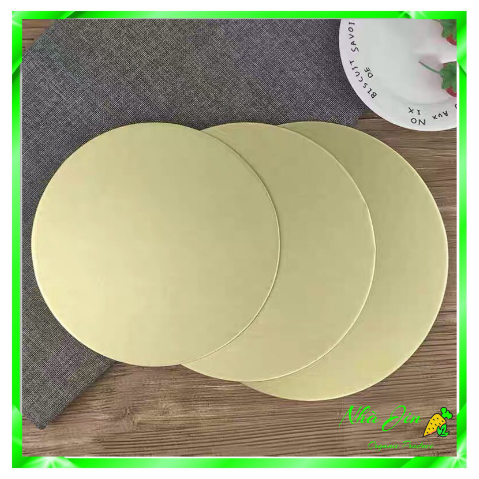 Đế tròn lót bánh kem, bánh sinh nhật, đế ép 2 mặt ( 1 mặt trắng, 1 mặt bạc ) nhiều size khác nhau