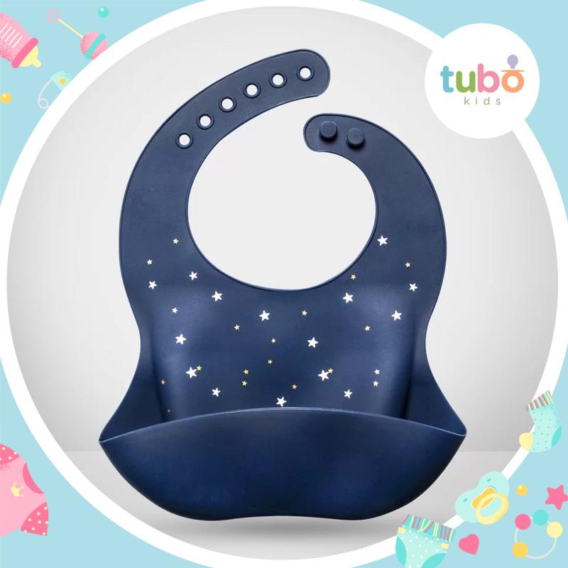 Yếm Máng Ăn Dặm Silicone Cho Bé Tubokids