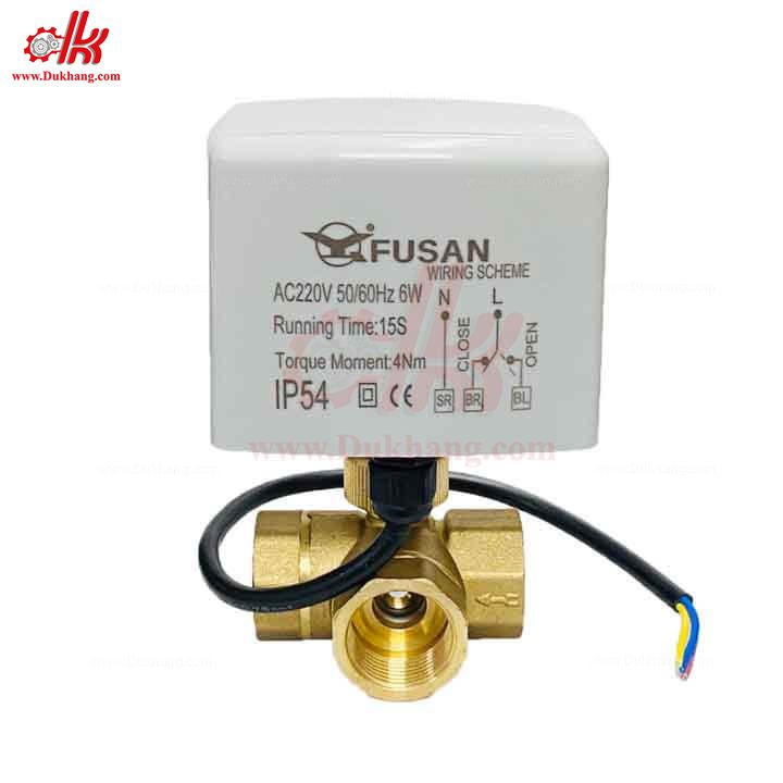 Van motor điện 3 ngã, 3 dây đóng mở nước