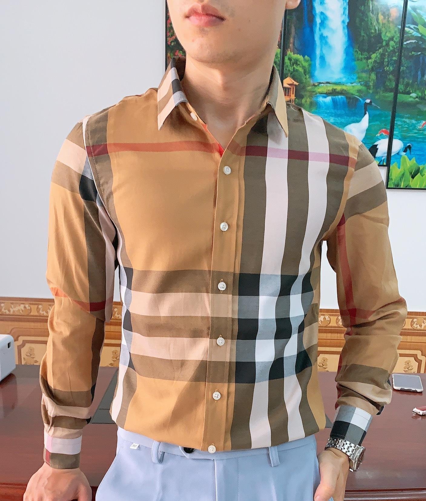 Áo sơ mi nam kẻ caro BBR dài tay CAO CẤP