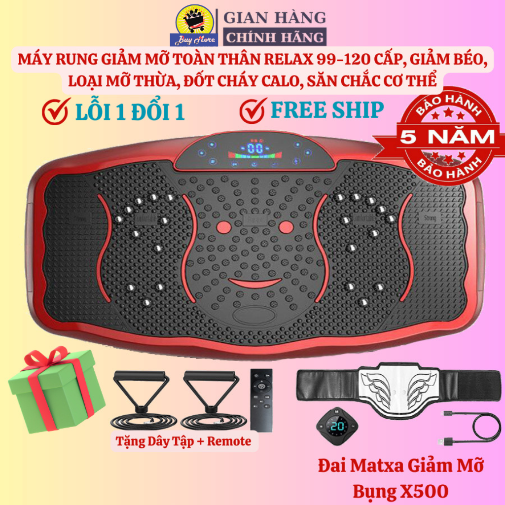 (TẶNG 300K)Máy rung giảm cân tại nhà RELAX K6-Máy giảm mỡ-Máy lắc toàn thân-Thiết bị giảm cân hiệu q