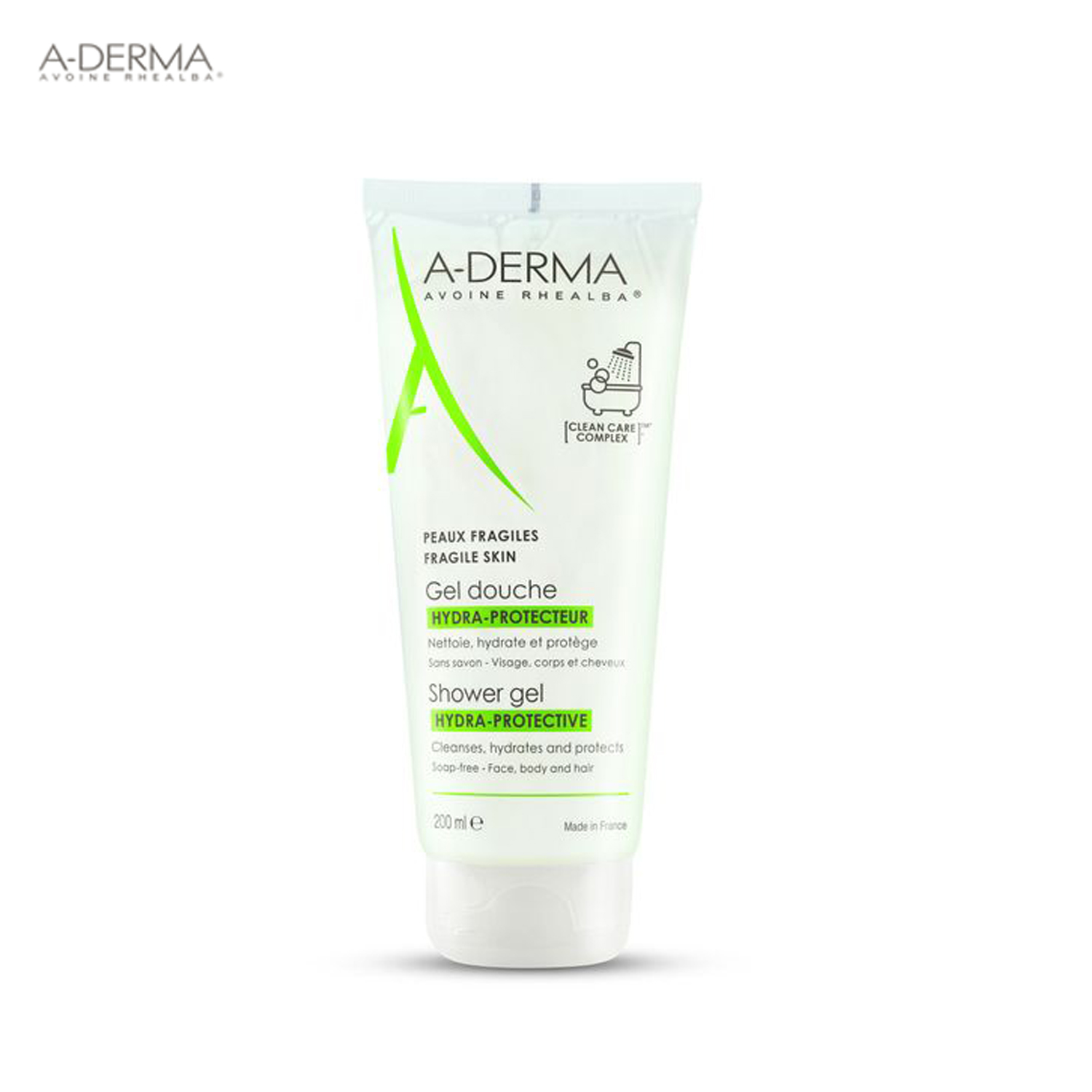 A-Derma Rửa Mặt & Tắm Cho Da Đang Bị Kích Ứng Shower Gel Hydra-Protective 200ml