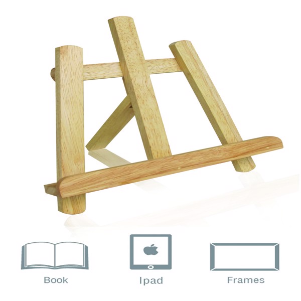 Giá đọc sách | Mina Shop Q12_Gỗ Đức Thành - 48121, giá để tranh, giá để khung hình, Giá để sách hướng dẫn...KT:21 x 13.5 x 20 cm