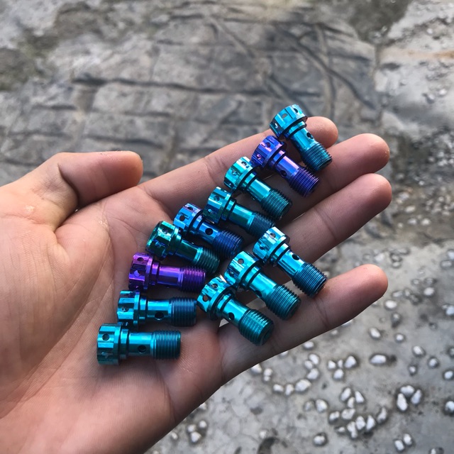 [HCM]Ốc Gr5 Gr5 gắn heo dầu Brembo Nisin mọi dòng xe đảm bảo thiết kế tinh xảo đến từng chi tiết lắp ráp chính xác hàng đúng như mô tả