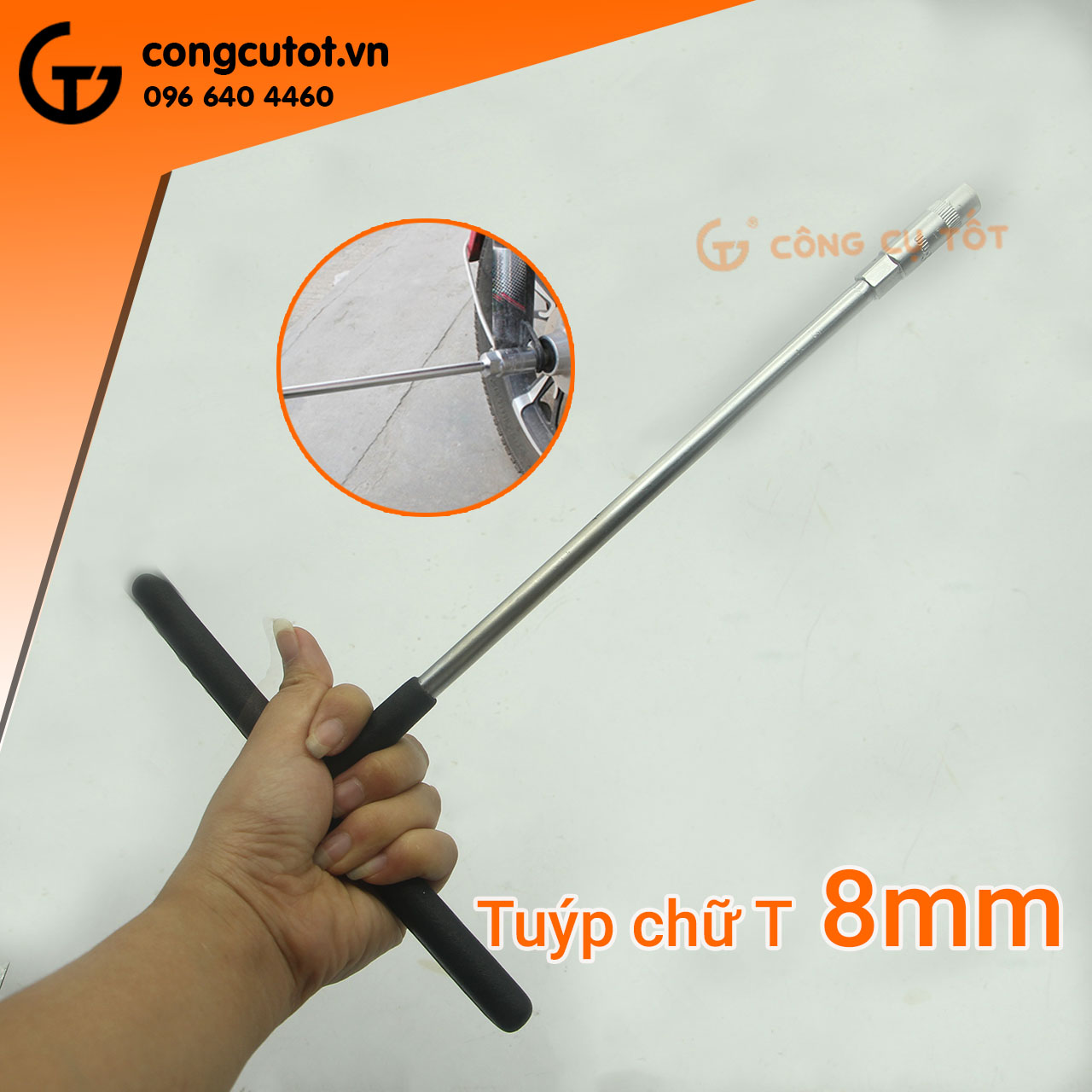 Tuýp vặn chữ T vặn ốc cán bọc nhựa