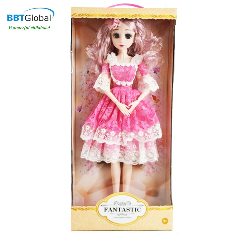Đồ chơi trẻ em an toàn chính hãng 100% Búp bê công chúa váy hồng cao 56cm