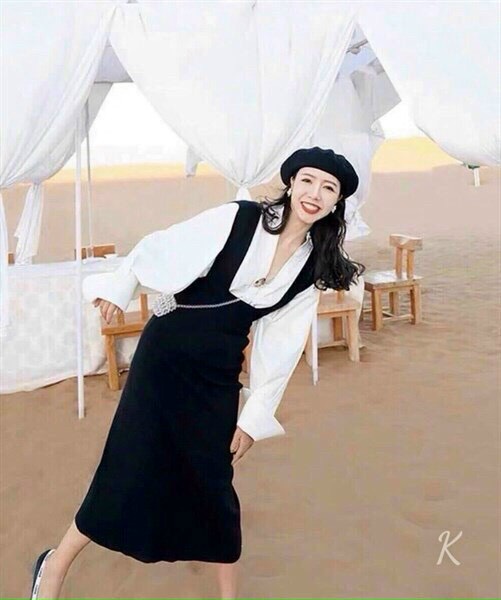 [ Voucher 50k Freeship Max 0 đồng toàn quốc ]SET YẾM VÁY HAI DÂY DÀI QUA GỐI KÈM ÁO SƠ MI CÀI NÚT, MẶC ĐI CHƠI, ĐI HỌC DỄ THƯƠNG, KÈM ẢNH THẬT