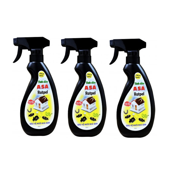Combo 3 - Xua đuổi chuột ASA Rat Repell 350 ml- An toàn khi sử dụng ( 3 chai)