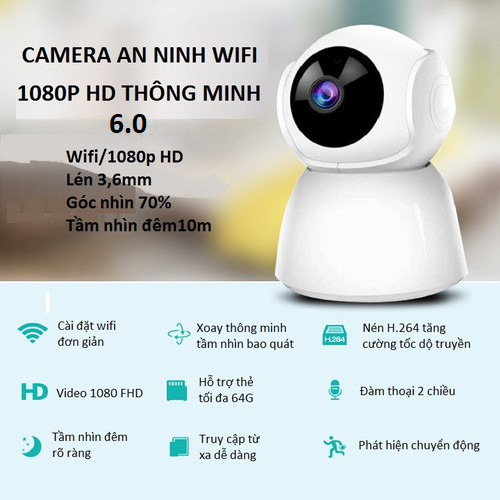 Camera Wifi V380 Pro FULLHD 1080P Camera Giám Sát Hồng Ngoại Quay Ban Đêm Hình Ảnh Sắc Nét Cả Ngày Và Đêm Siêu Bền Kết Nối Wifi Qua Điện Thoại Đàm Thoại 2 Chiều.