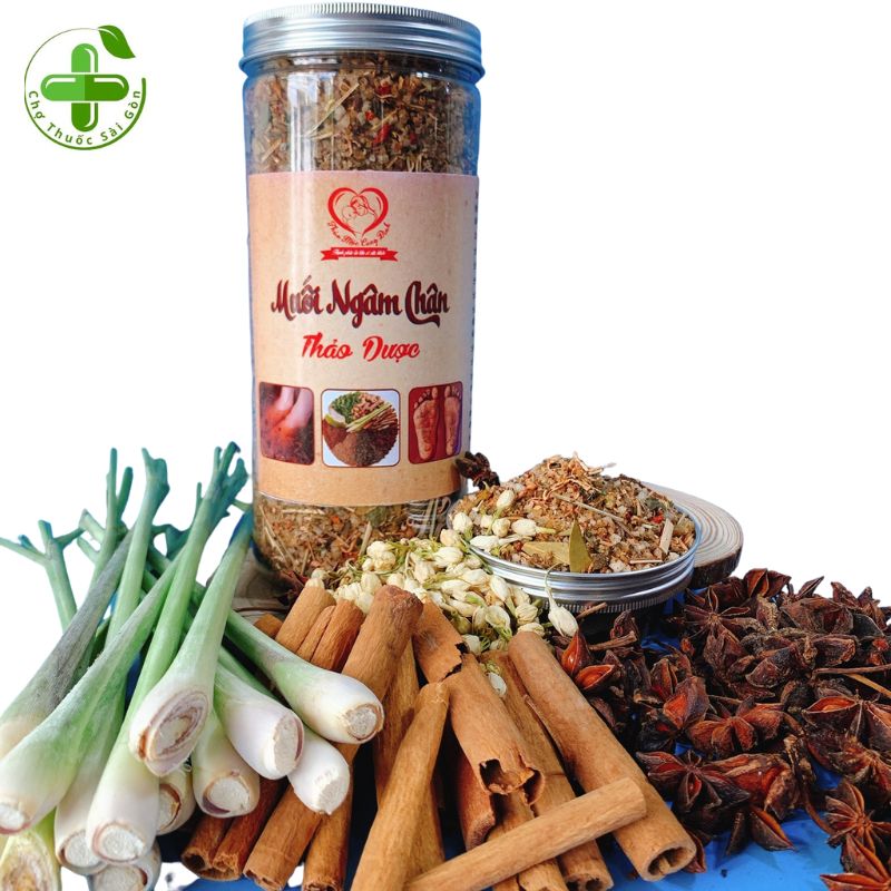 Muối thảo d.ược ngâm chân -chống lạnh chân tay-k.ích th.ích tuần hoàn máu