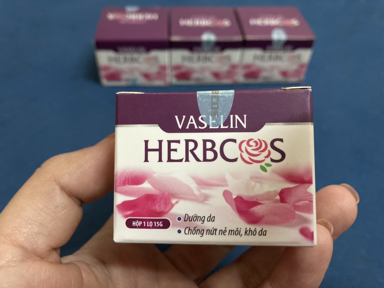 Vaselin HERBCOS dưỡng ẩm, hết khô nẻ da, hết khô môi, thơm dễ chịu