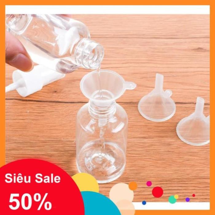 Quặng, phễu Combo 10 phễu nhựa mini dùng để chiết dung dịch dễ dàng 3x4cm 9402