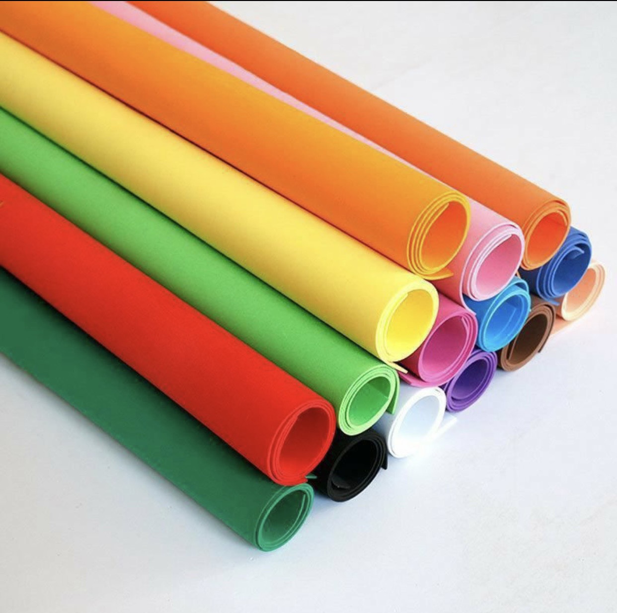 Xốp bitis - mút xốp màu khổ 40*50cm đủ màu - dày 2 ly - 1 tờ