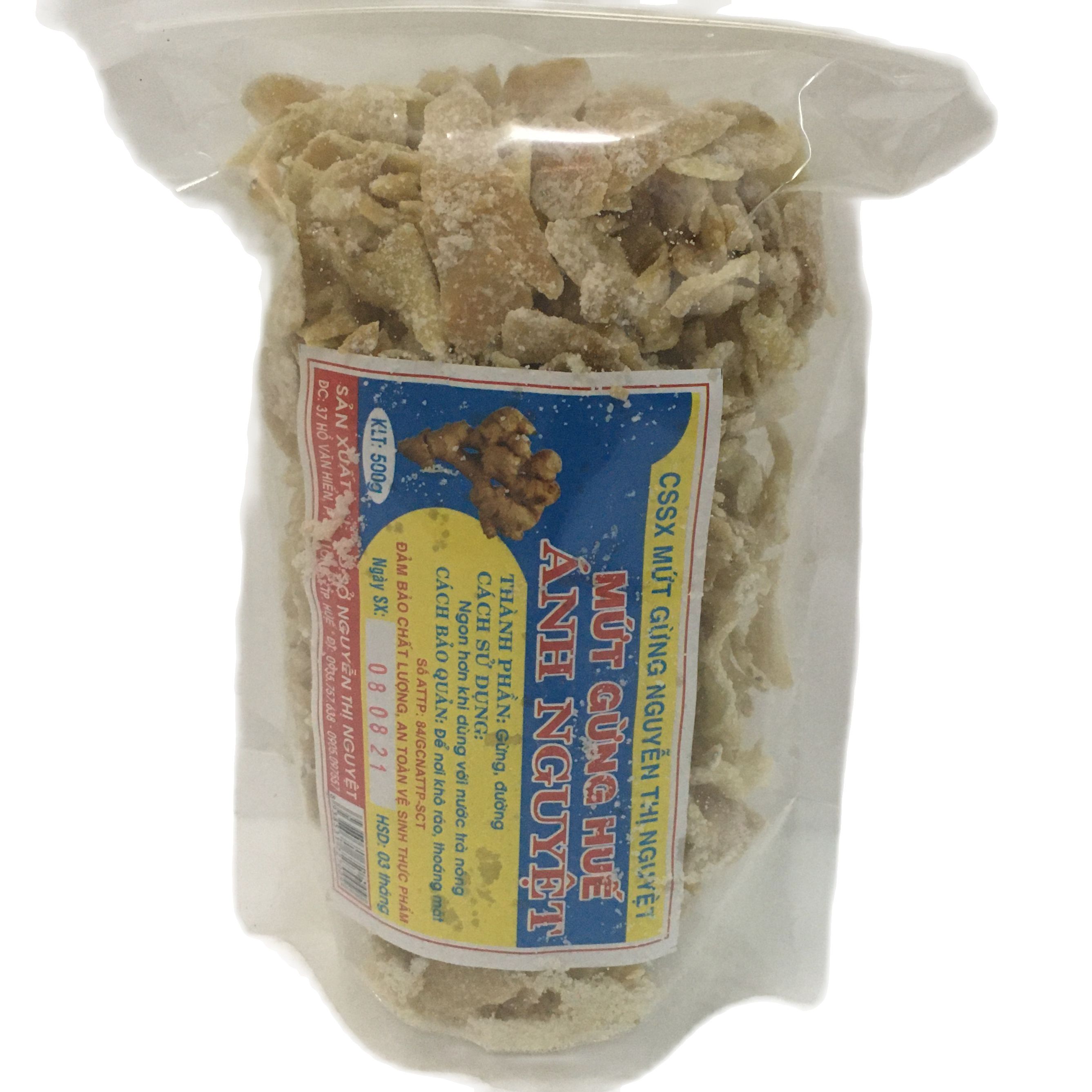 Mứt gừng Huế loại đặc biệt - 0.5 kg